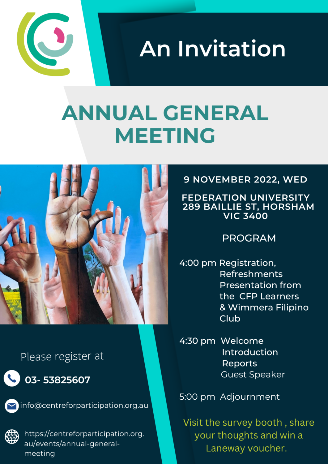 Annual General Meeting | Centre for Participation